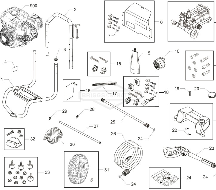 Husqvarna 3200 psi model 020816-00 power washer replacement parts & manual